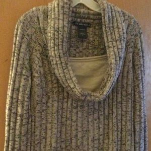 Tunic length sweater